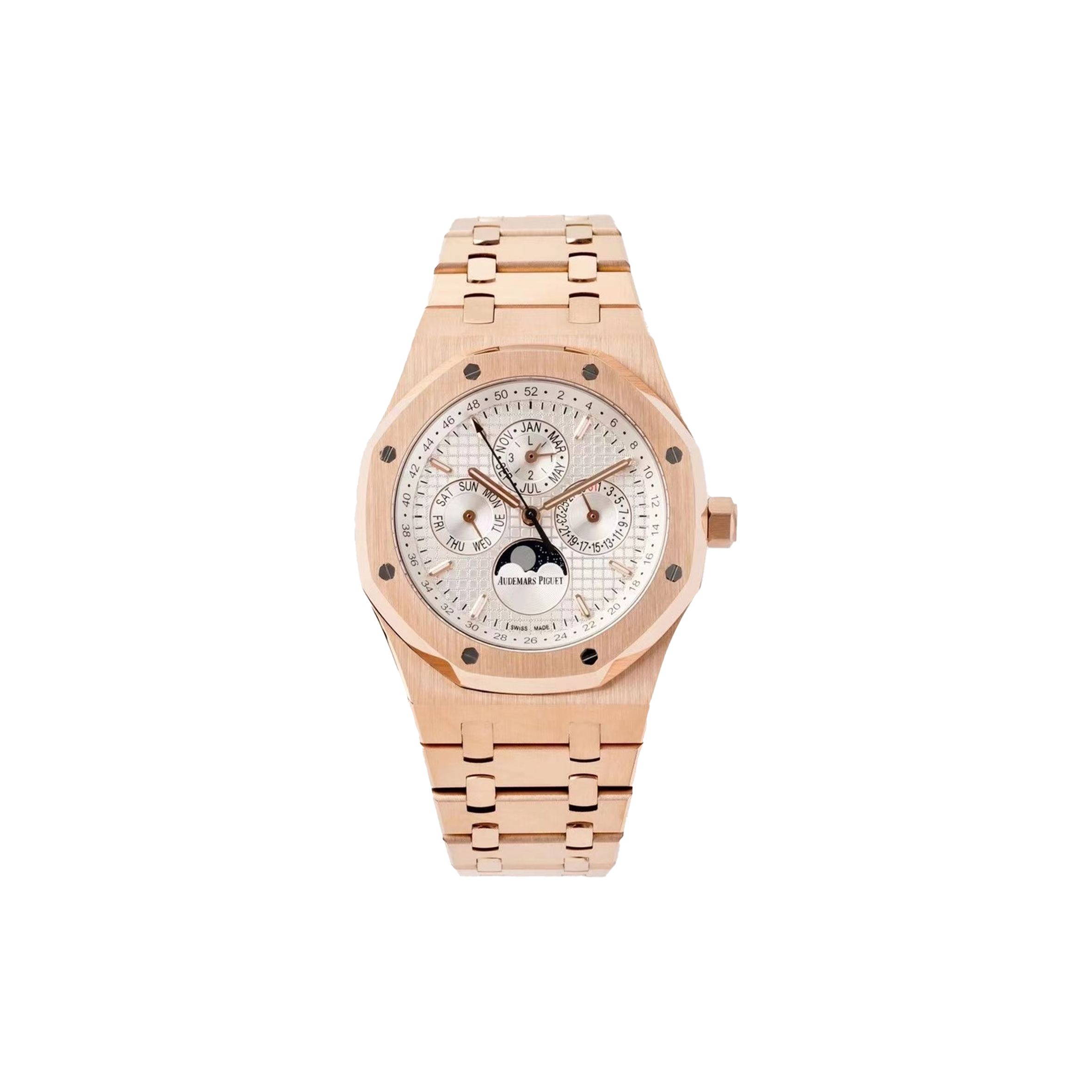 AUDEMARS PIGUET ROYAL OAK PERPETUAL CALENDAR 41MM WATCH 26574OR.OO.1220OR.01